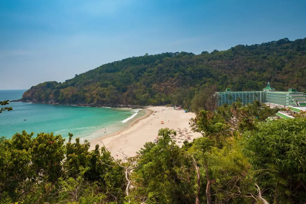 Karon Beach aerial view