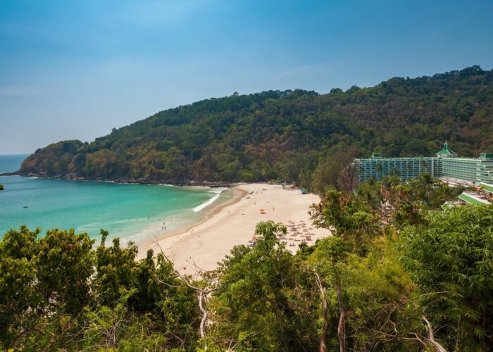 Karon Beach aerial view