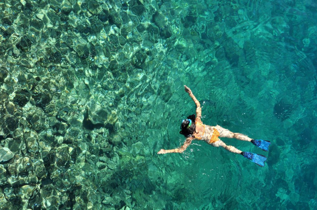 Snorkelling in the Andaman Sea