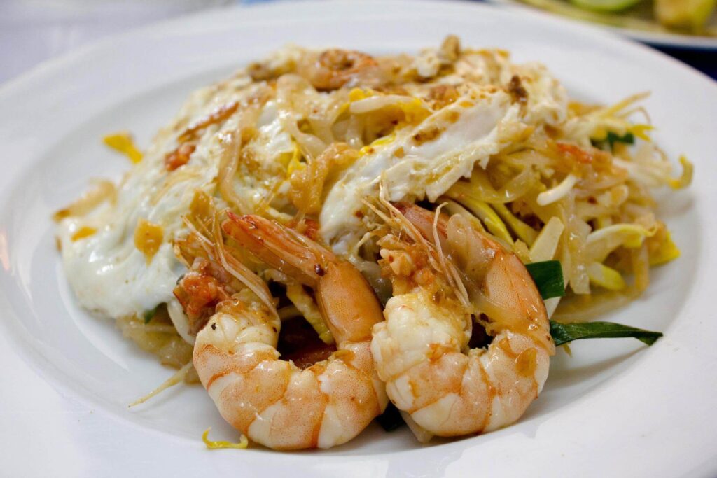 Pad Thai Noodles with Shrimp
